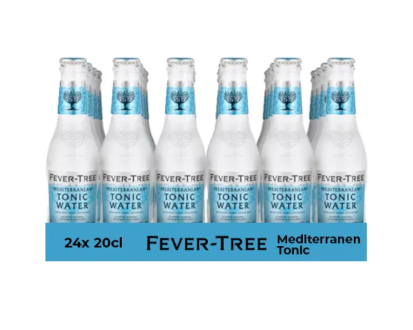 Fever tree mediterranen tonic water flesje (24x 20cl)
