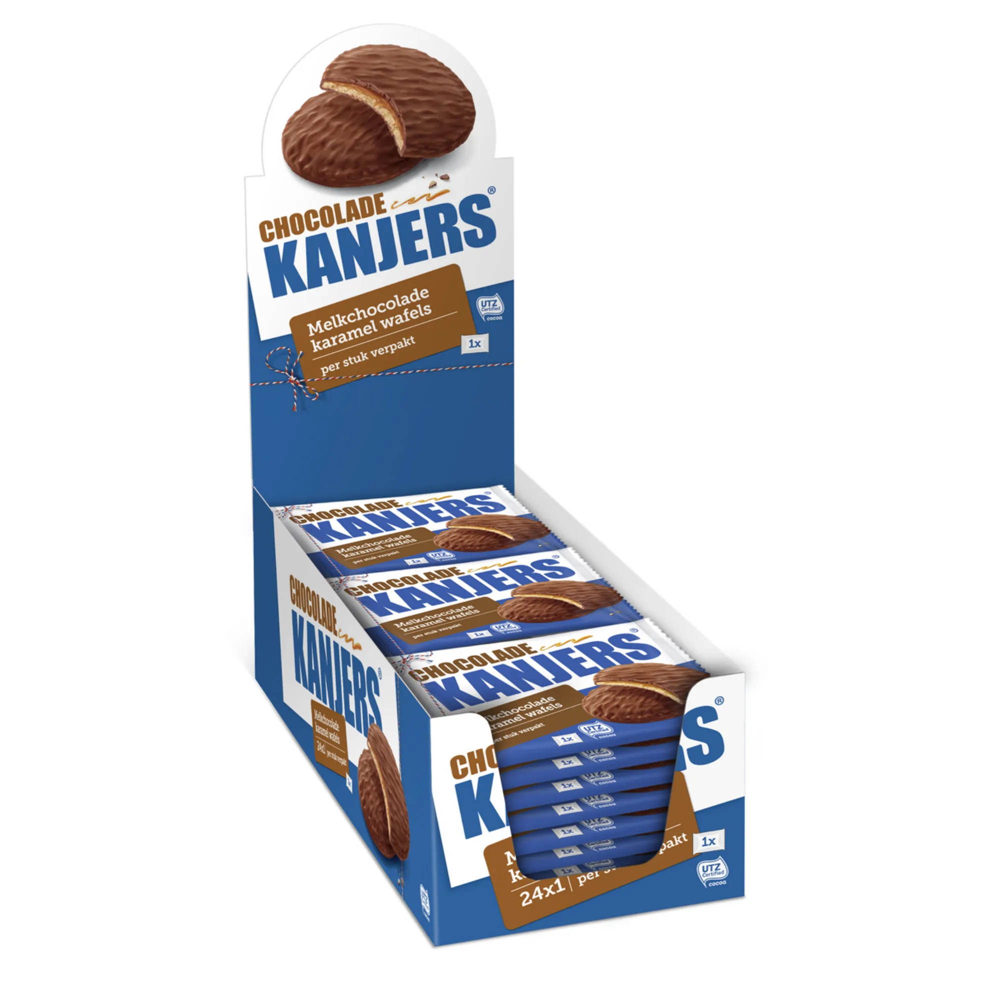 Kanjers Choco Wafels (24x 45gr)
