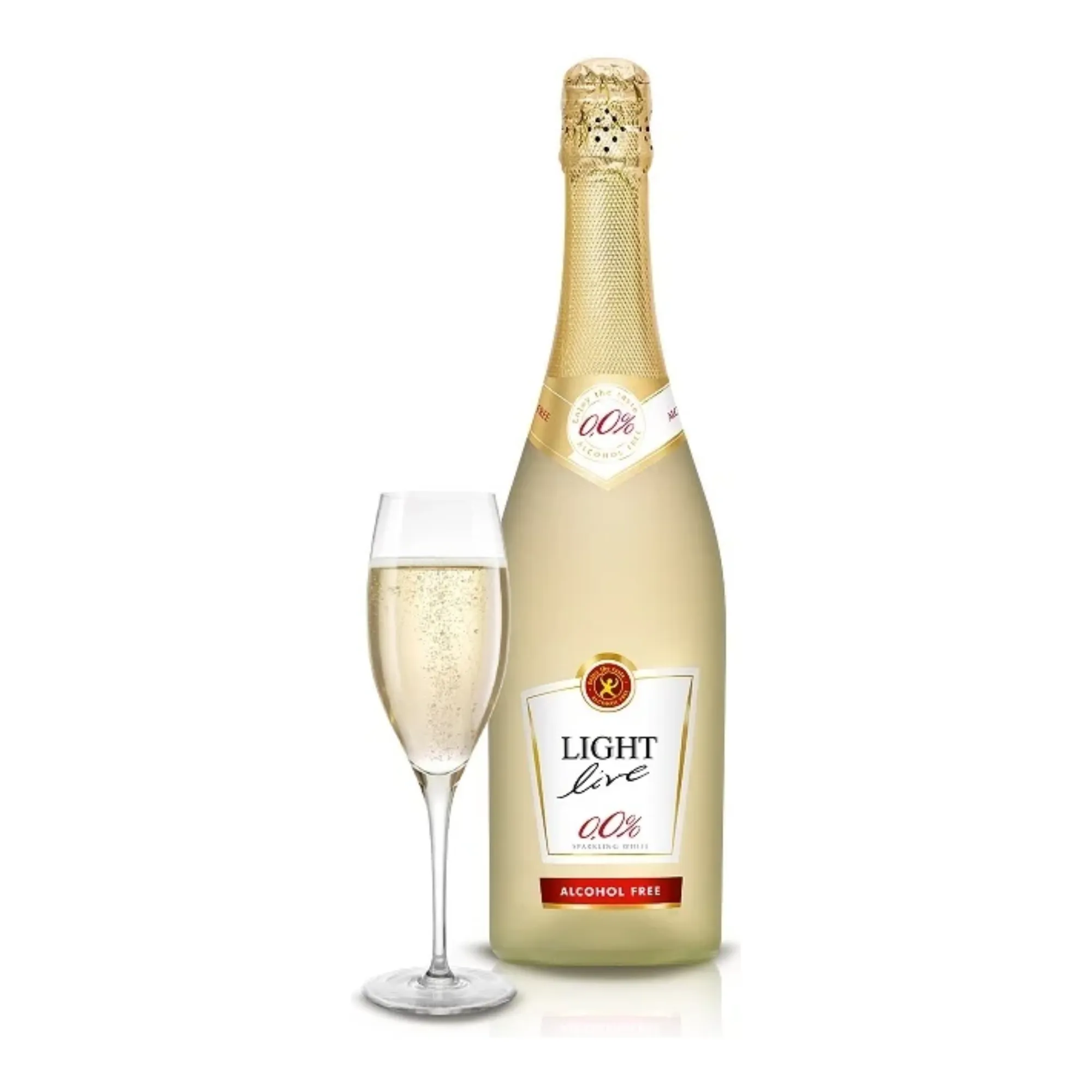 Light Live Sparkling White Brut Alcohol Vrij (0.75 liter)