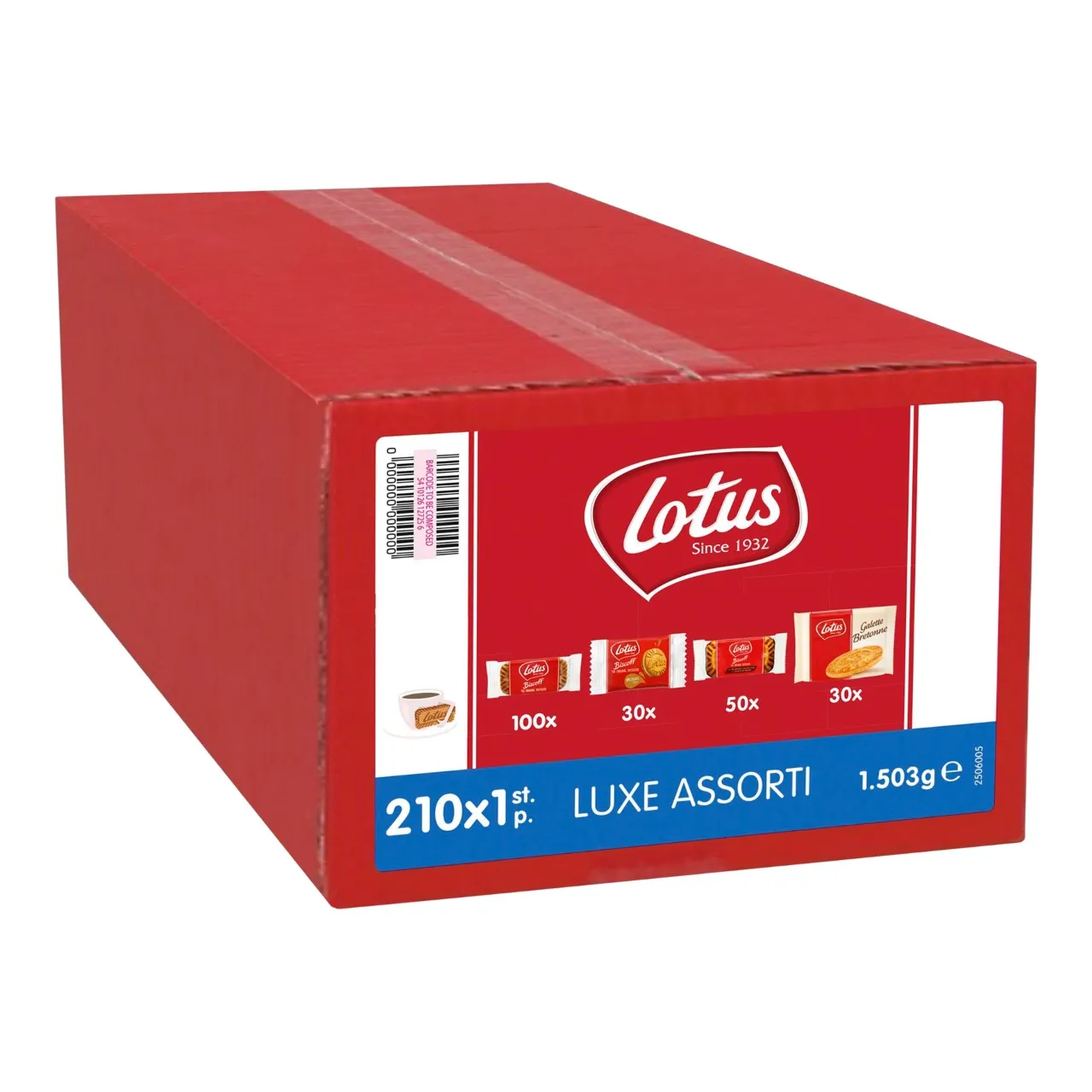 Lotus Luxe Assorti Koekjes Per Stuk Verpakt (210 stuks)