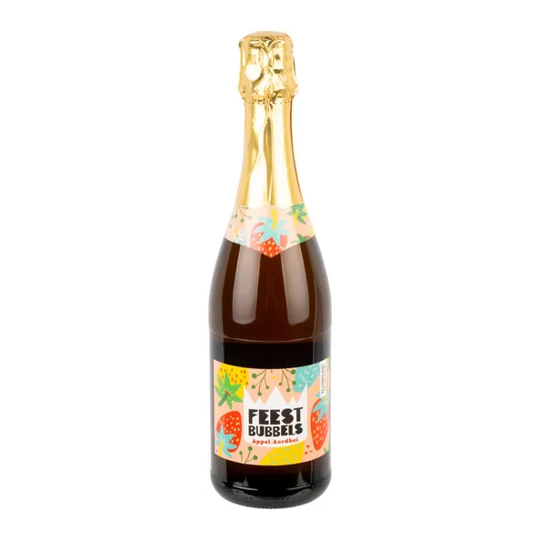 Tsjakka Kinderchampagne Aardbei/Appel (0.75 liter)
