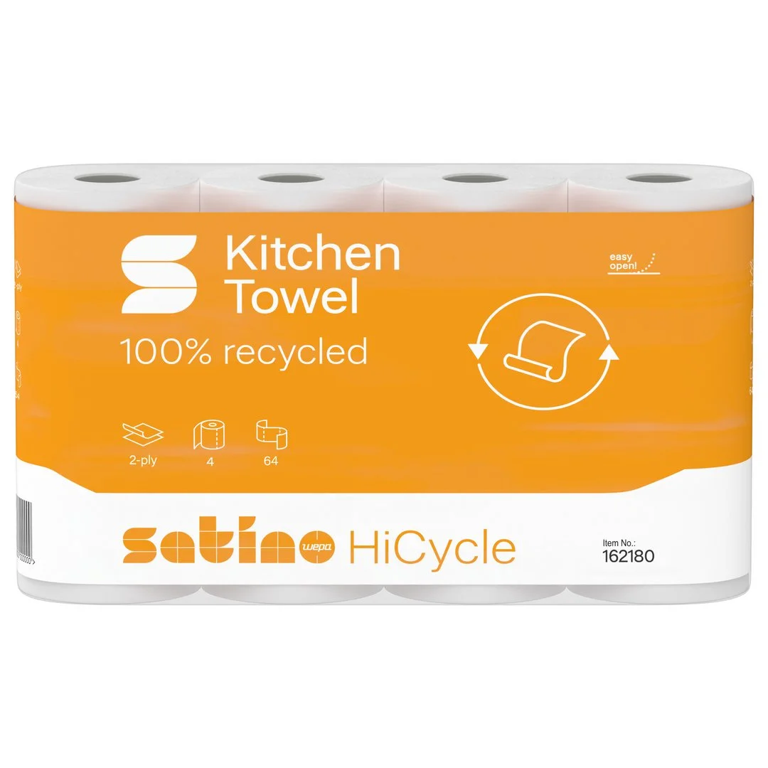 Satino Comfort Kitchen Roll 2 Ply 64 sheets (8x 4 roll) - Image 3