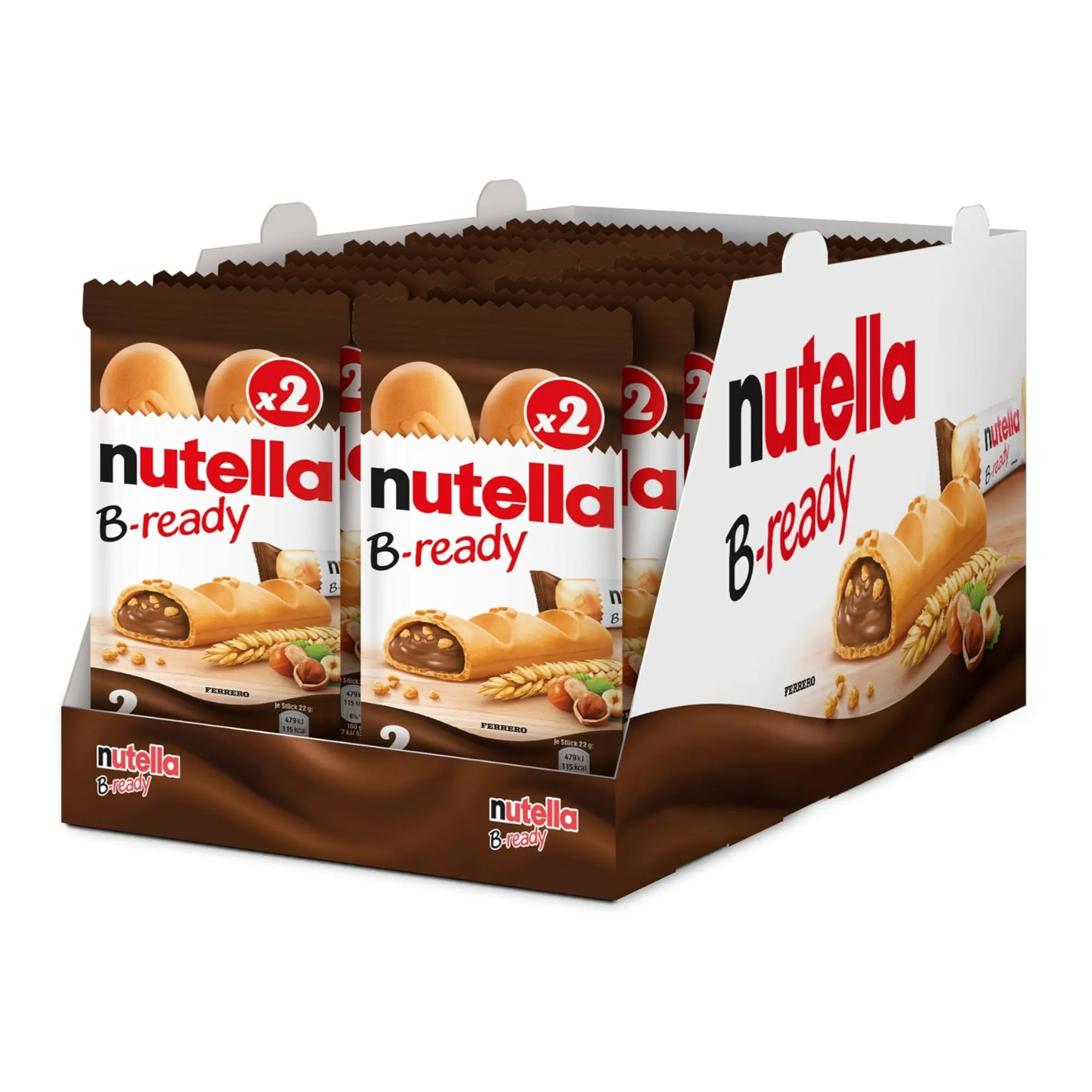 Nutella B-ready 2-pack (24 stuks)