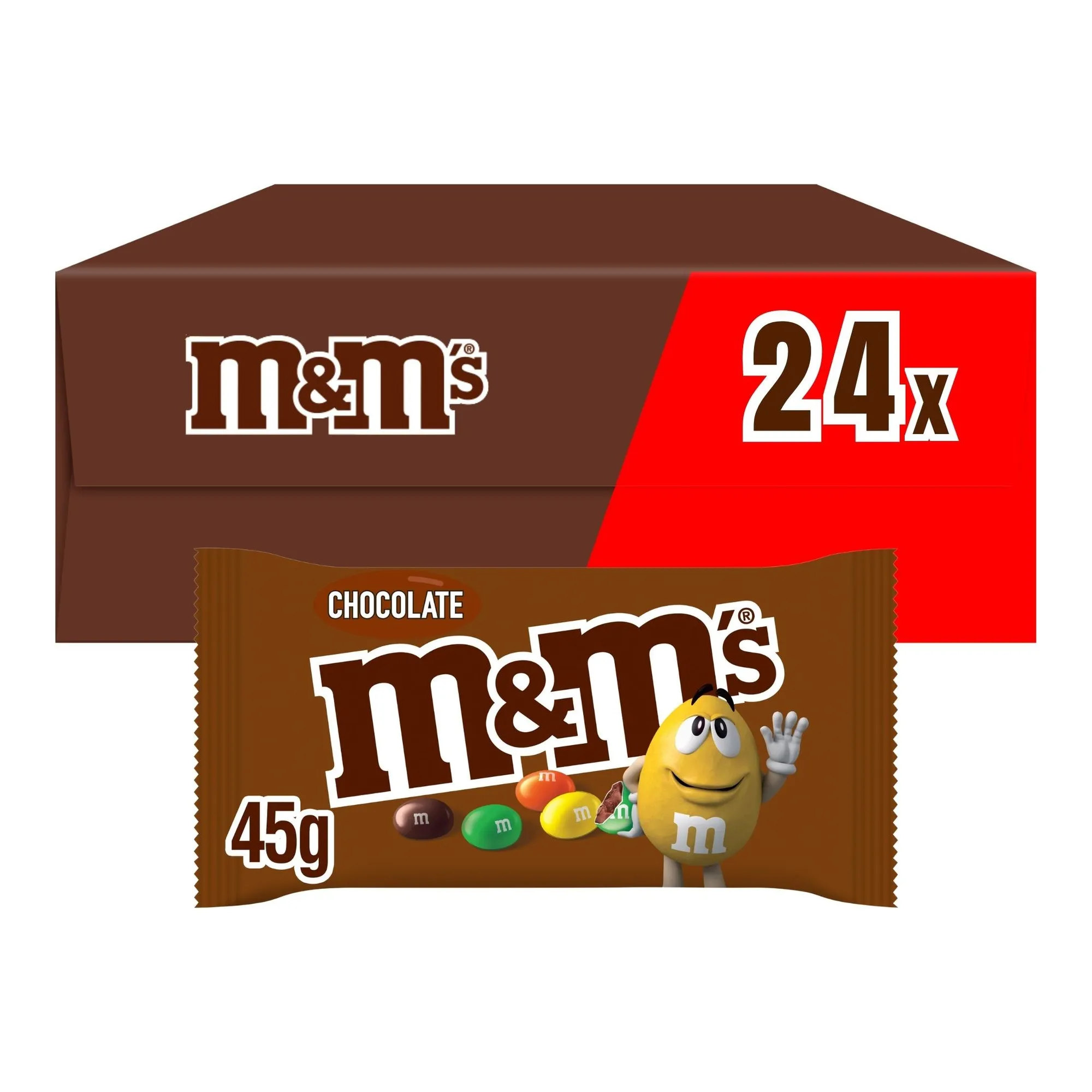 M&M's Choco Single (24x 45gr)