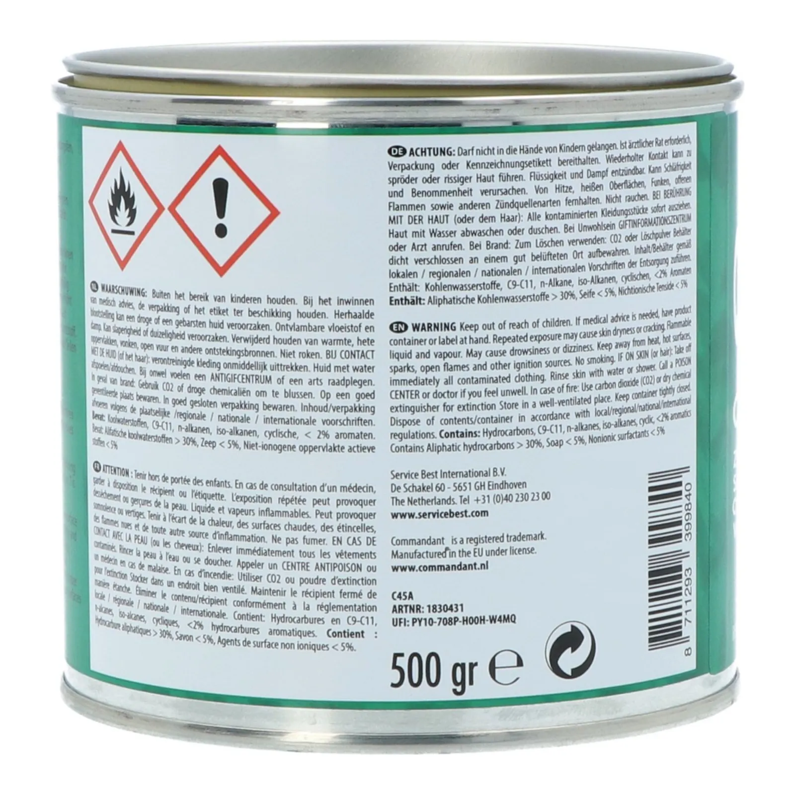 Commandant Cleaner No4 (500gr)