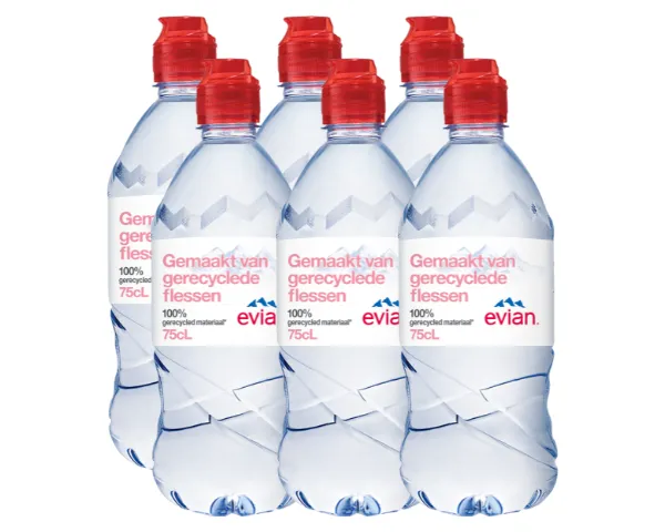 Evian Mineraalwater Pet (6x 75cl)
