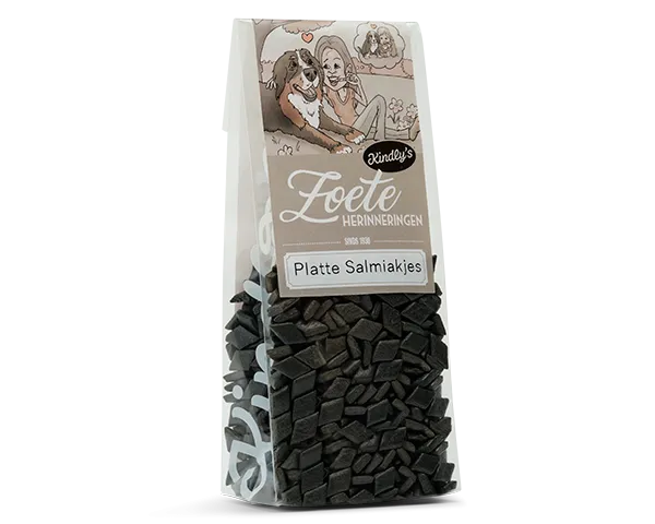 Kindly’s Platte Salmiakjes Zakje (7x 130gr)
