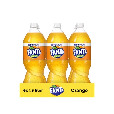 Fanta Zero Orange Pet (6x 1.5 liter)