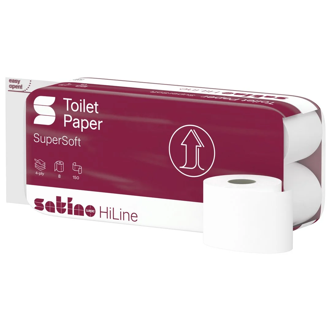 Satino Toiletpapier HiLine Cellulose 4-laags (72×150 vel)