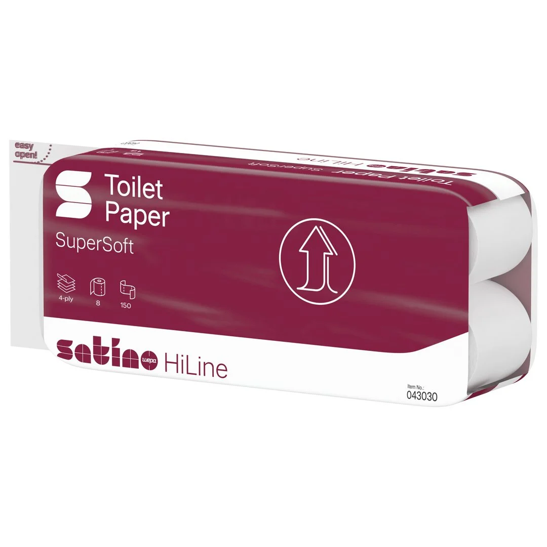Satino Toiletpapier HiLine Cellulose 4-laags (72×150 vel)