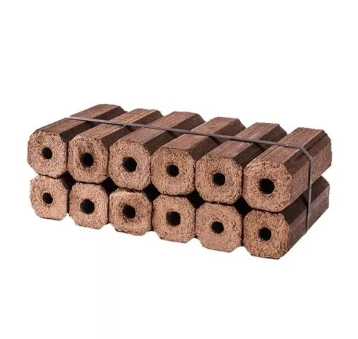 Golden Flame pini kay houtbriketten 10 kg (12 stuks)