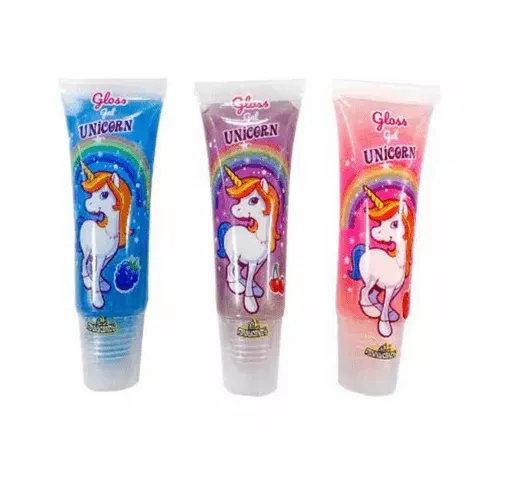Unicorn lipstick & gloss sett (18x 25gr)