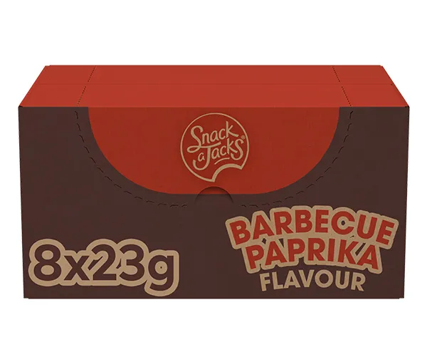 Snack a Jacks Barbecue Paprika (8x 23gr)
