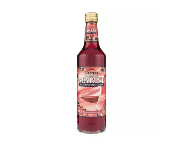 Marise Alcohol Vrije Frambozen Kersen Likeur (0.75 liter)