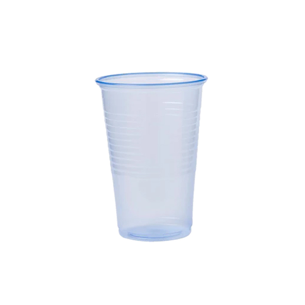 Plastic Bekers Blauw Transparant 230cc (3000 stuks)