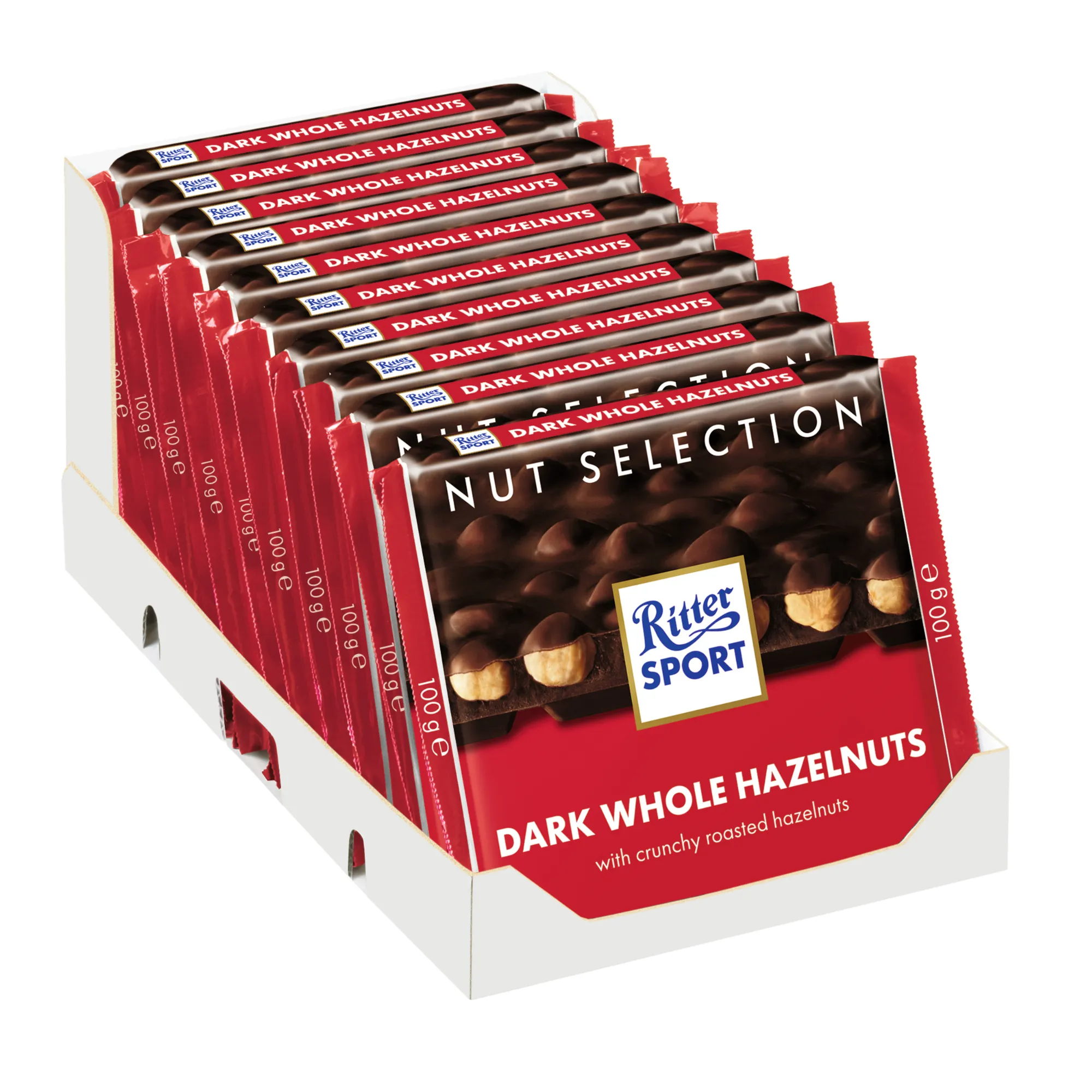 Ritter sport puur hele hazelnoten