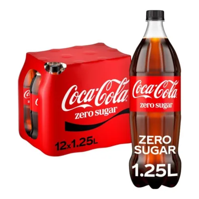 Coca-Cola Zero petfles (12x 1,25 liter)