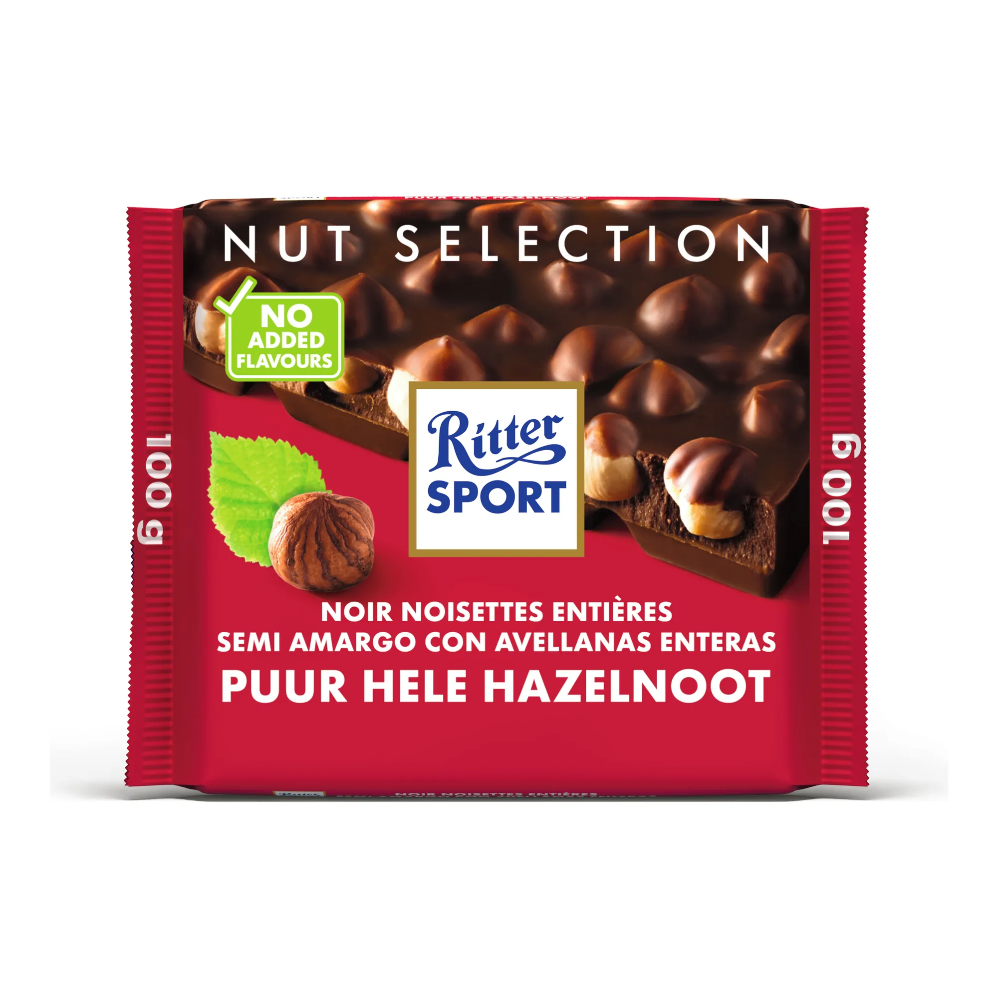 Ritter Sport Puur Hele Hazelnoot (10x 100gr)