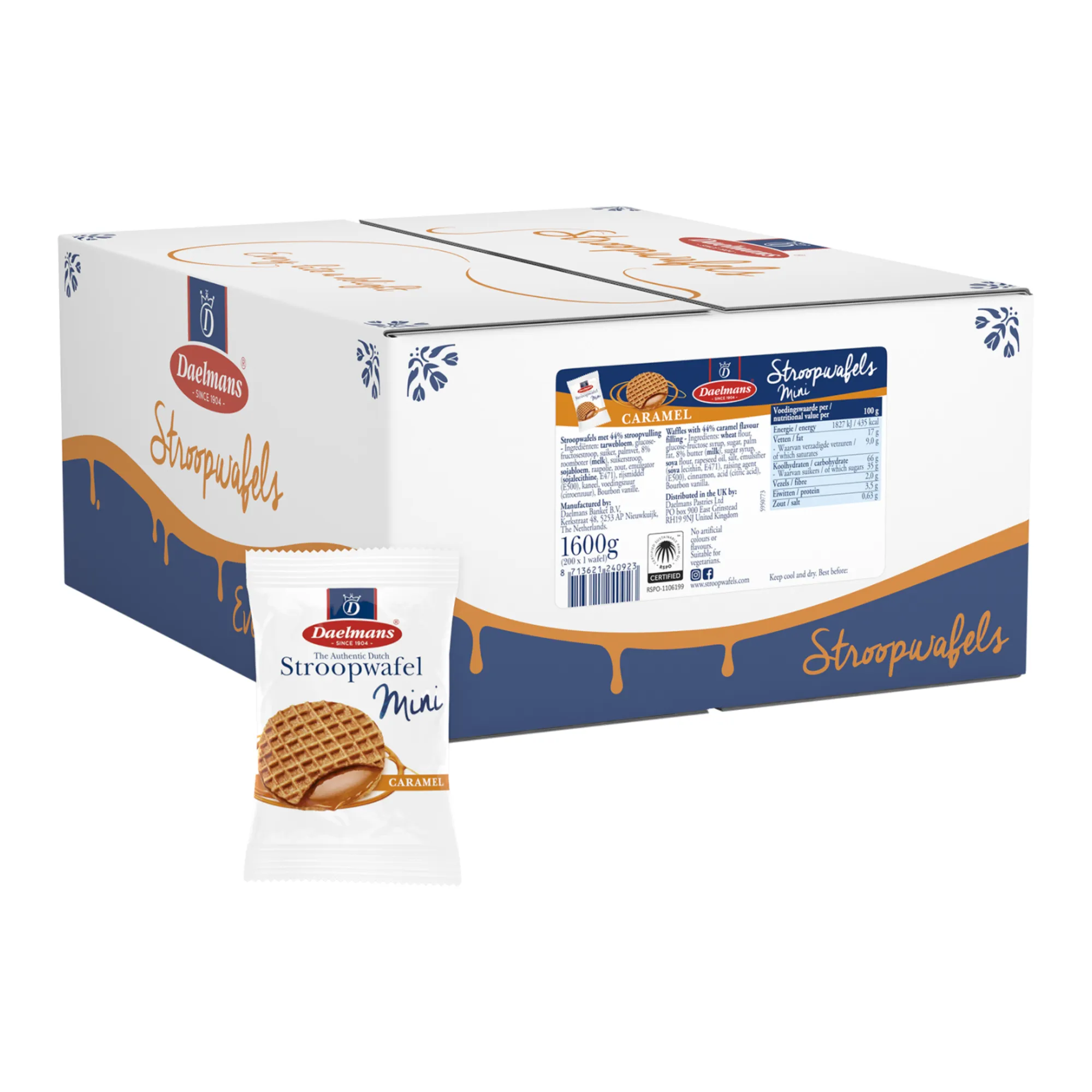 Daelmans Mini Stroopwafel (200 stuks)
