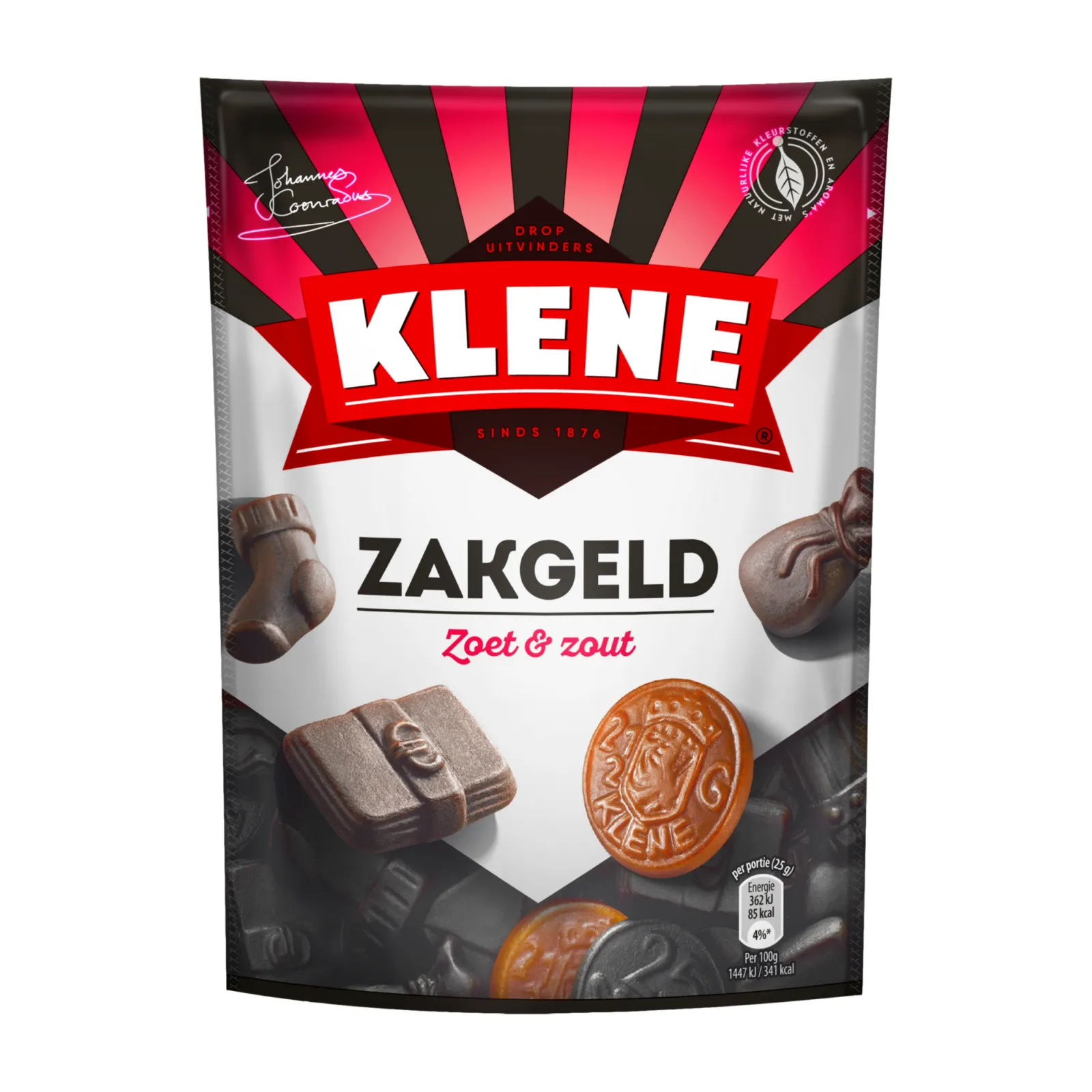 Klene Zakgeld Zoet Zout (8x 210gr)