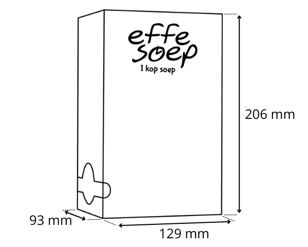 Effe Soep Chinese Tomaat 1 Kops (21x 175ml)