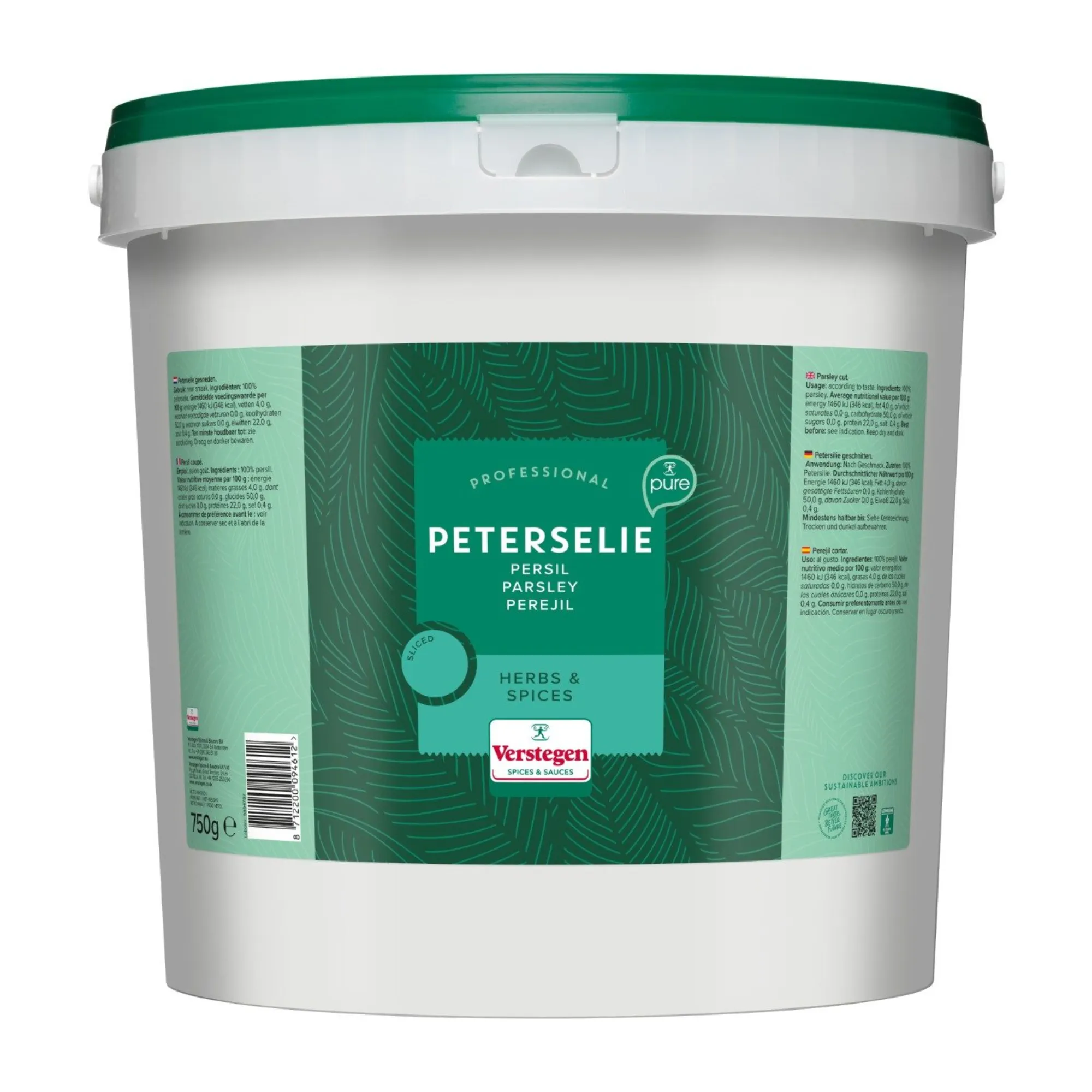 Verstegen Peterselieblad Gesneden (750gr)