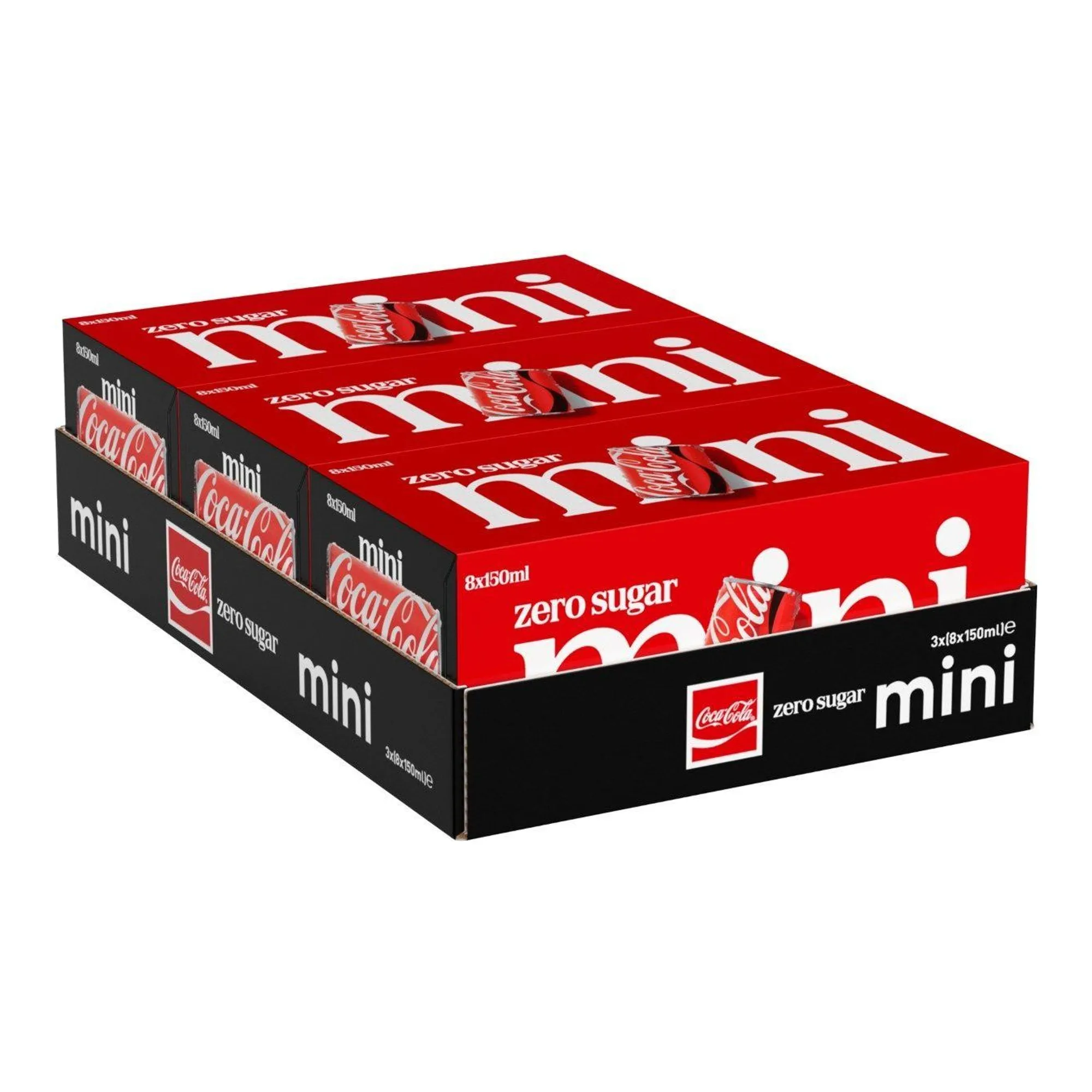 Coca-Cola Zero Blik Mini (24x 15cl)