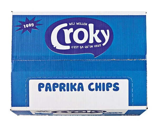 Croky Paprika Chips (12x 100gr)