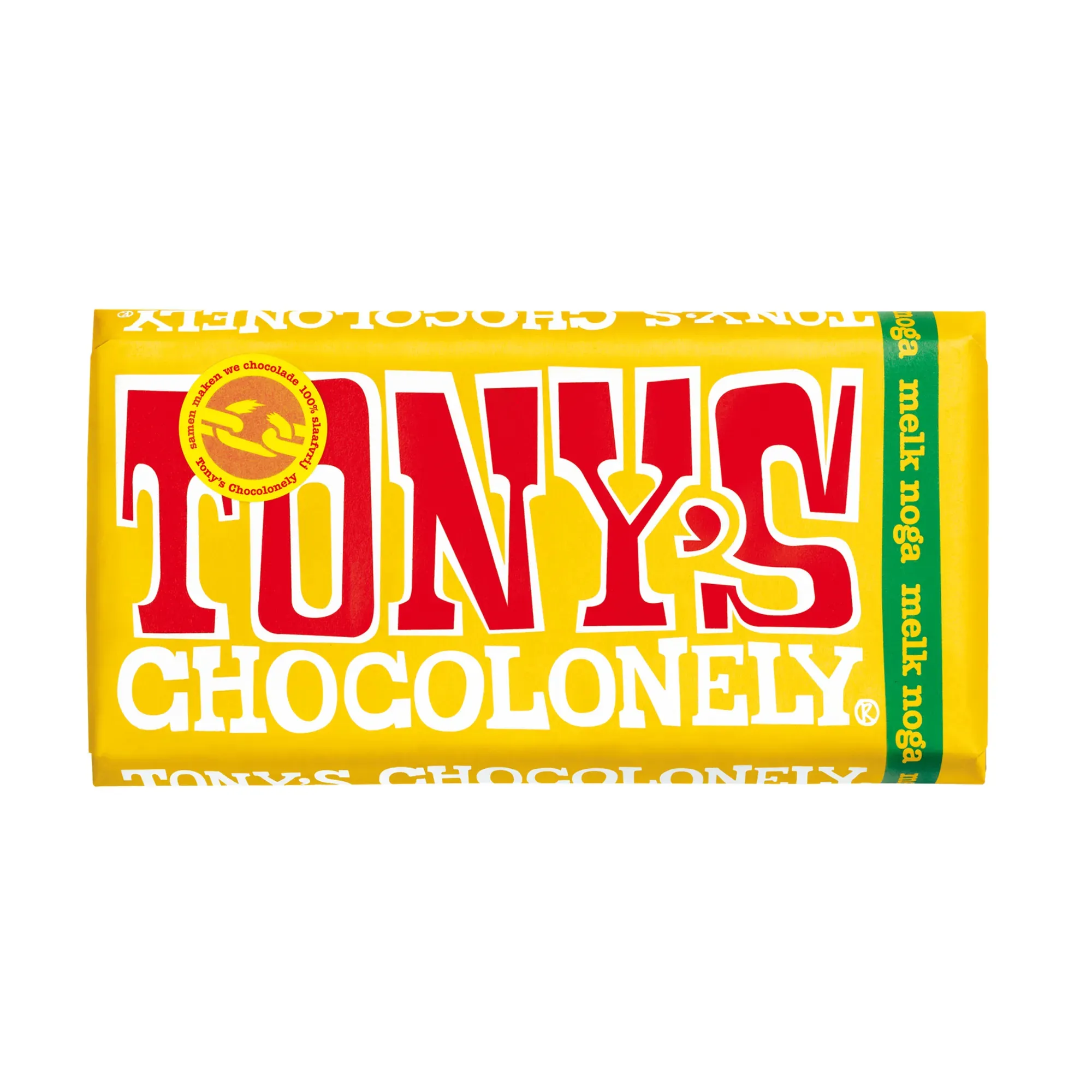 Tony’s Chocolonely Reep Melkchocolade Noga (15x 180gr)