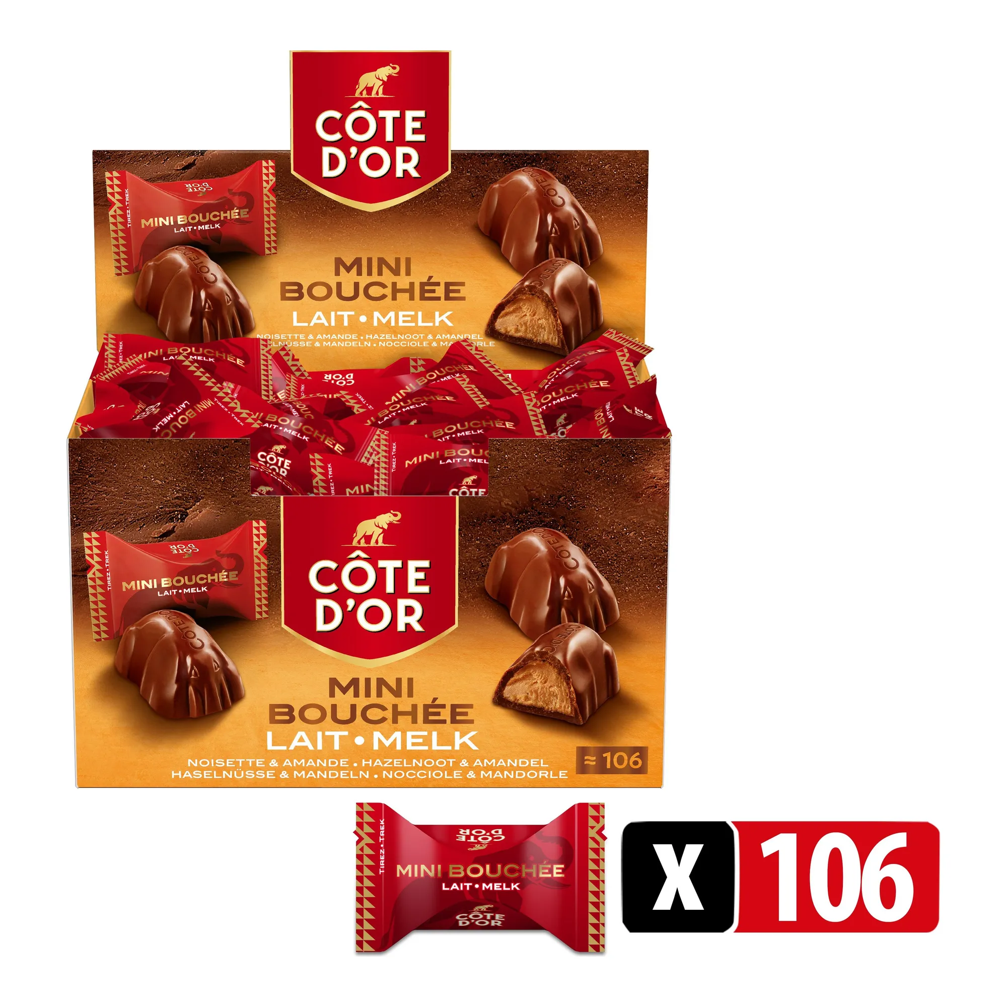 Cote D'or Mini Bouchee (106 stuks)