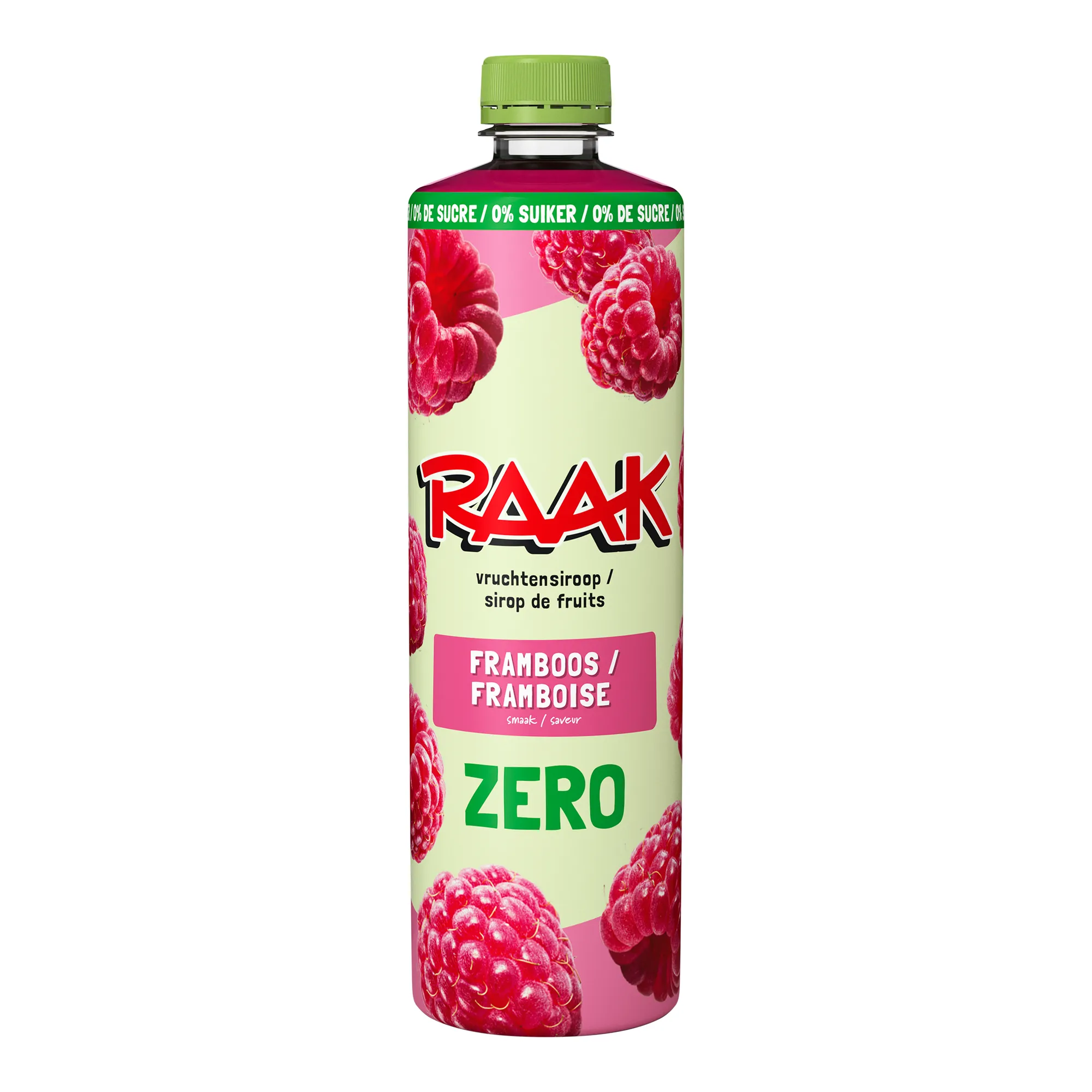 Raak Vruchtensiroop Framboos Zero Sugar (6x 750ml)
