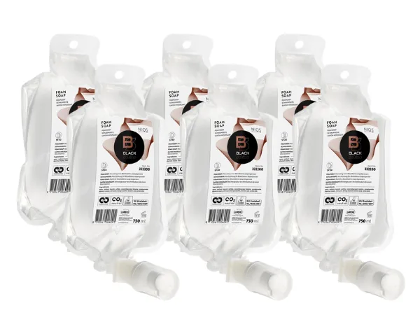 Satino Black Qlash Foamzeep Cartridge (6x750ml)