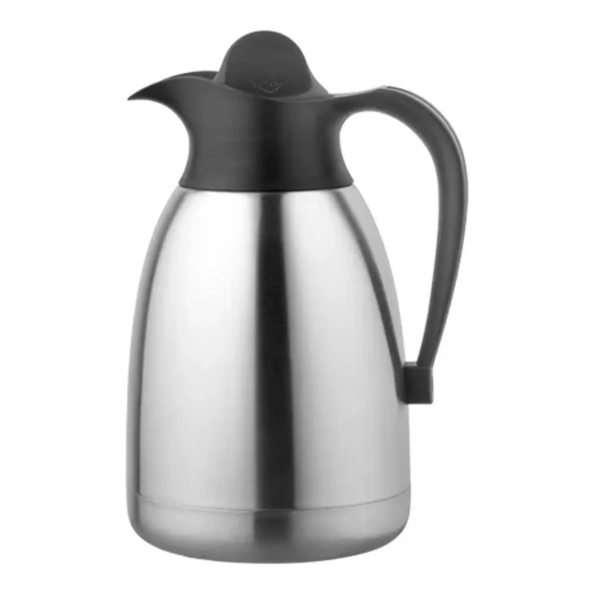 Isoleerkan Roestvrijstaal Zwarte Dop (1,5 liter)