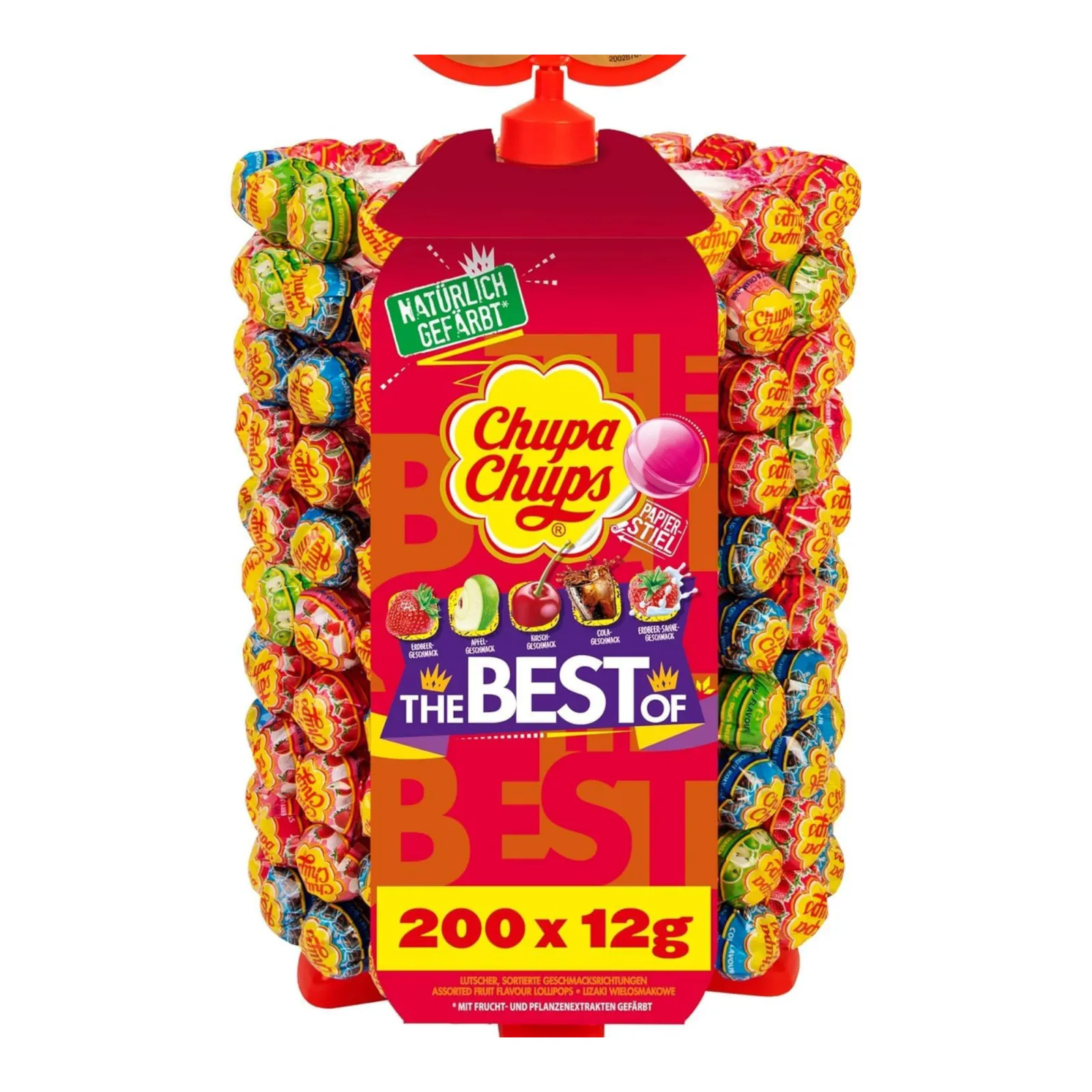 Chupa Chups Lollie Wheeldisplay (200 stuks)