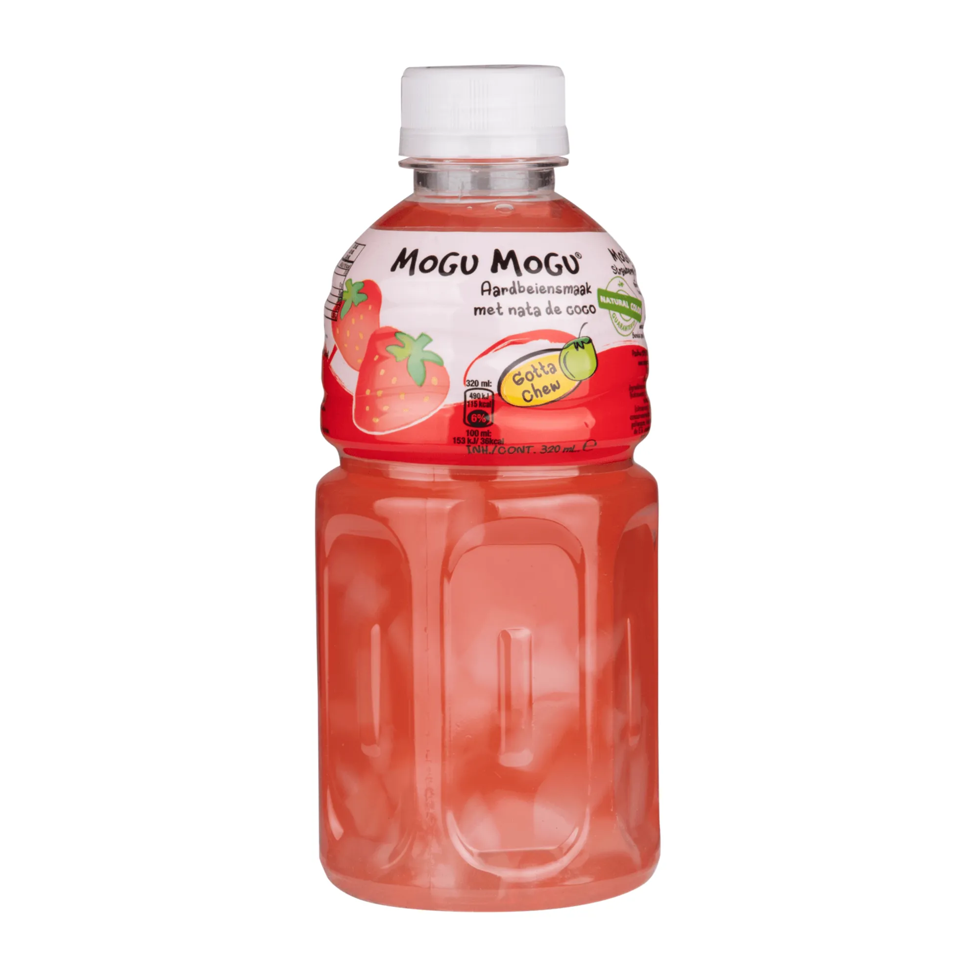 Mogu Mogu Strawberry Bottle (6x 320ml) - Image 2