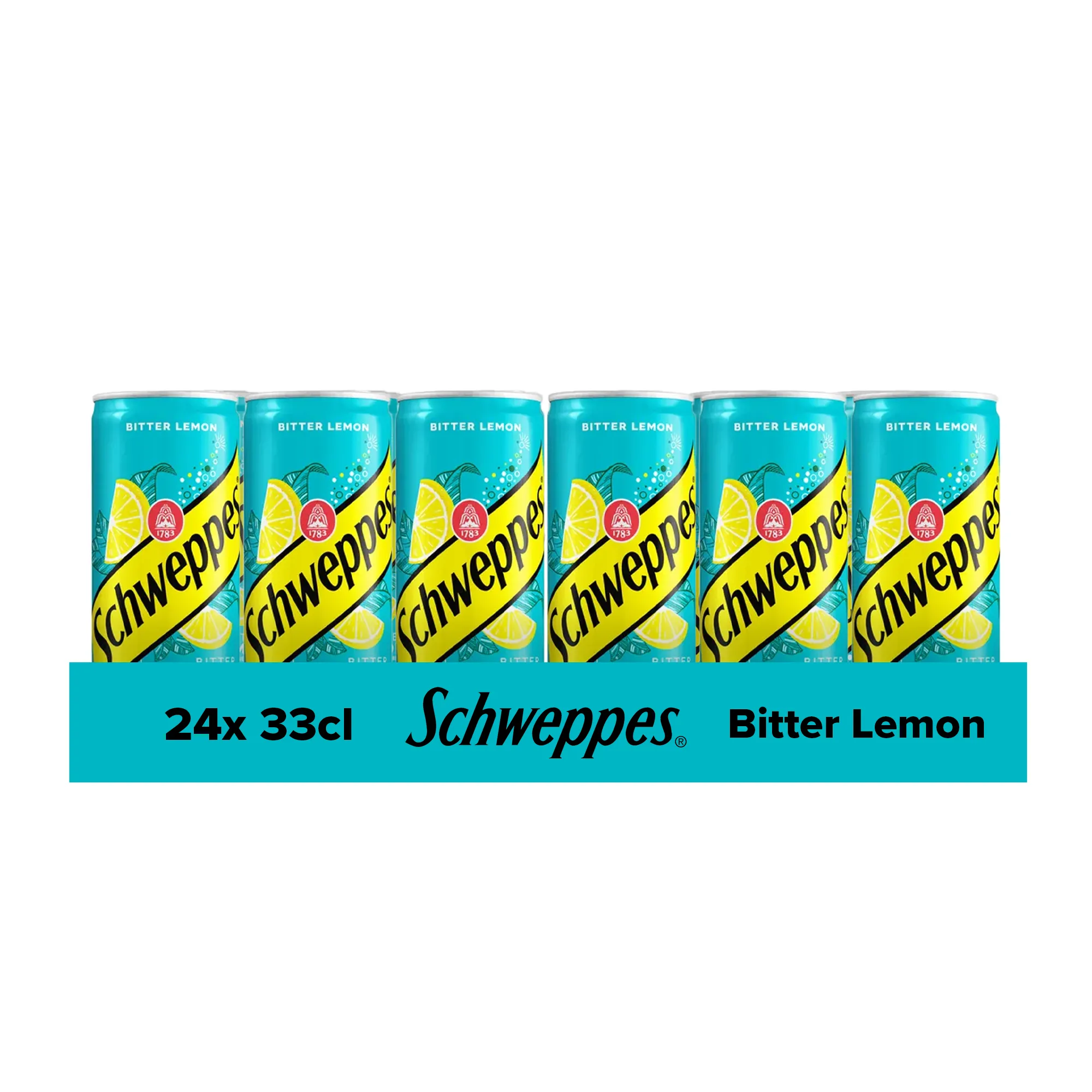 Schweppes Bitter Lemon Blik (24x 33cl)