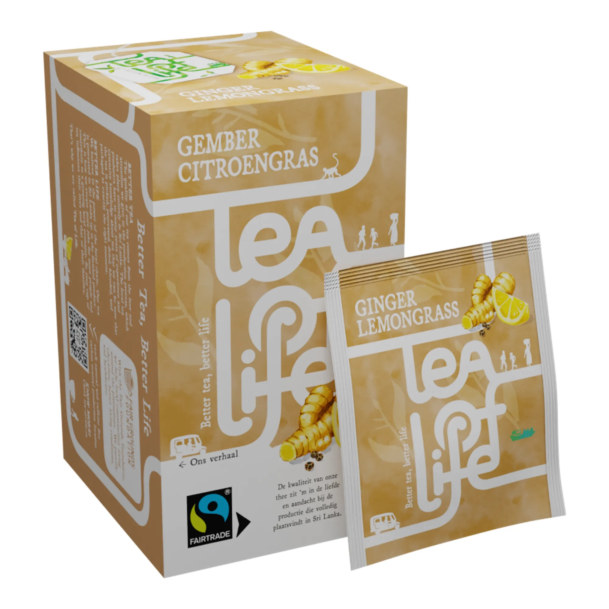 Tea of Life Ginger Lemongrass Infusion (100x1,25gr)