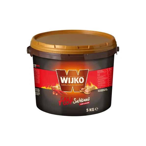 Wijko Satesaus Hot Kant en Klaar (5kg)