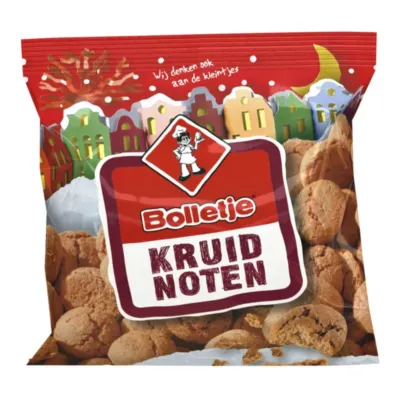 Bolletje Kruidnoten Minizakje (60x 50gr)