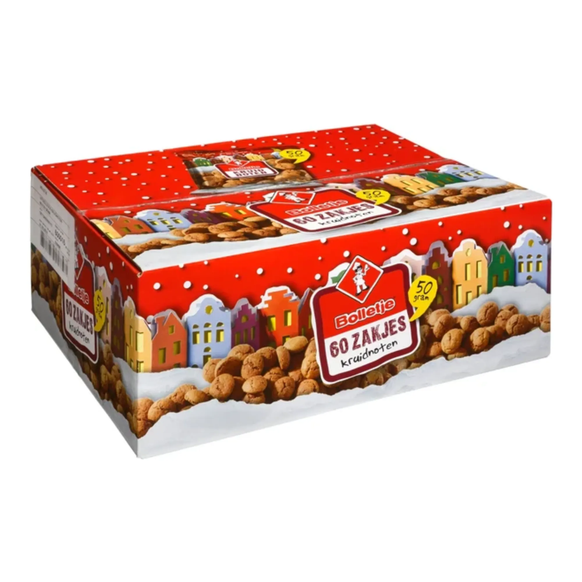 Bolletje Kruidnoten Minizakje (60x 50gr)