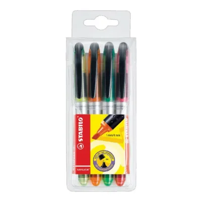 STABILO NAVIGATOR markeerstift, etui (4 stuks)