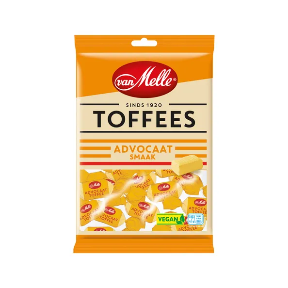 Van Melle Toffees Advocaat Vegan (12x225gr)