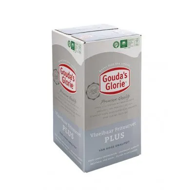 Gouda’s glorie vloeibaar frituurvet PLUS bib 10 liter
