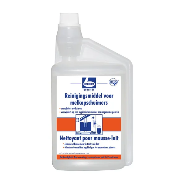 Dr. Becher Reinigingsmiddel voor Melkopschuimers (1 liter)