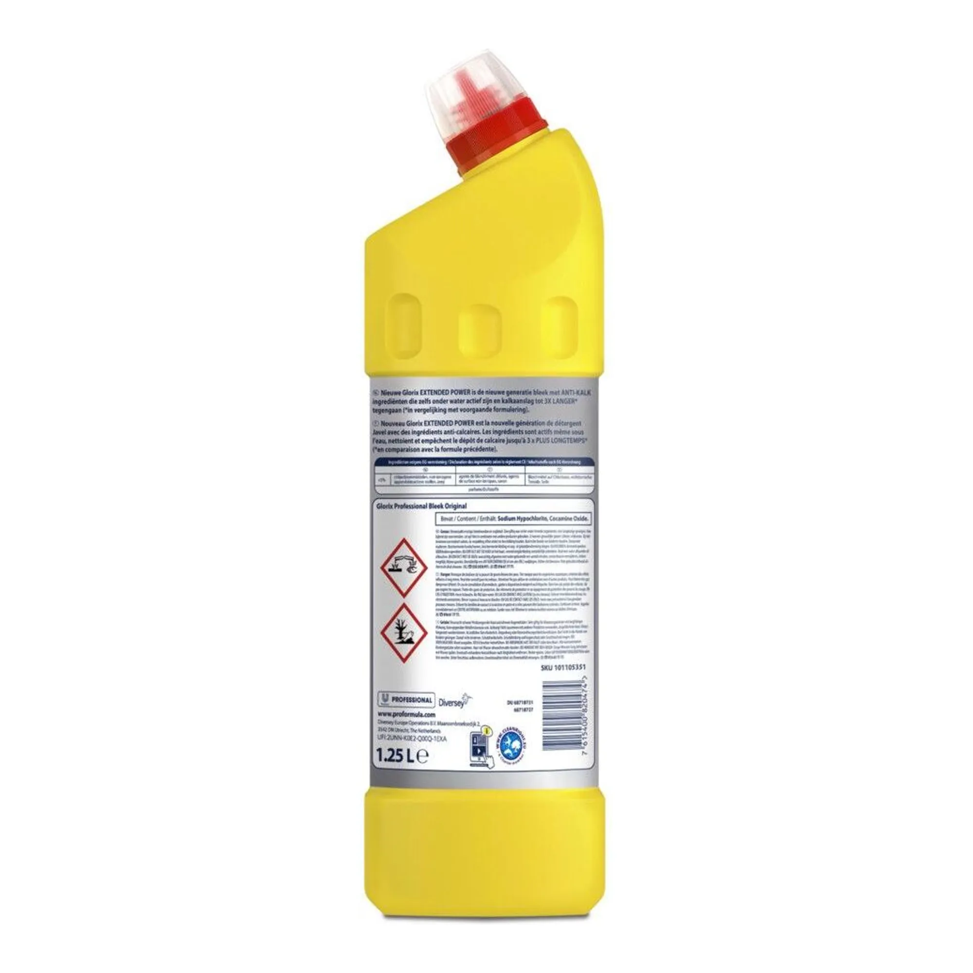 Glorix Professional Dikke Bleek Original (1.25 liter)