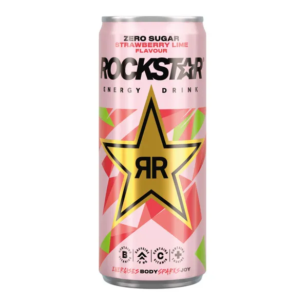 Rockstar Strawberry Lime Blik (24x25cl)