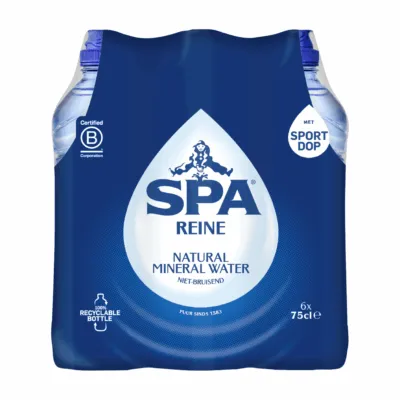 Spa Reine Blauw Sportdop Pet (6x 0.75 liter)