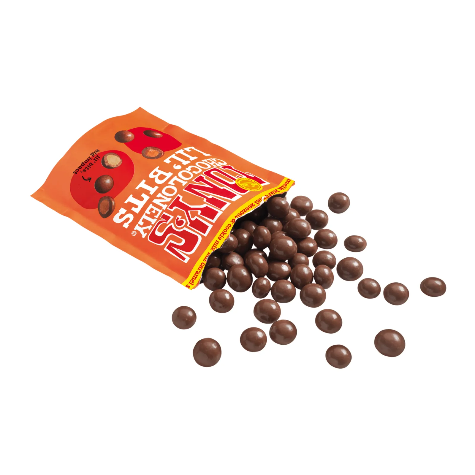 Tony's Chocolonely lil'bits Melk Karamel Zeezout Biscuit Zakje (8x120gr) - Afbeelding 3