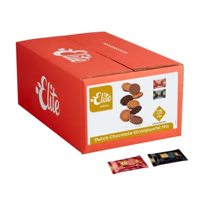 Elite Dutch Chocolate Stroopwafelmix (120 stuks)
