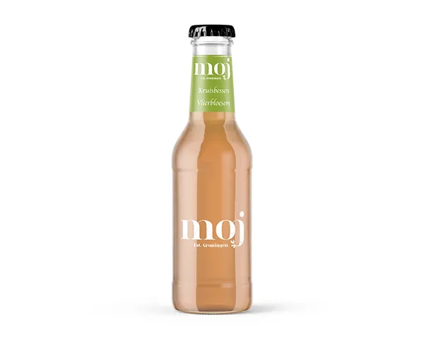 Moj Kruisbes Vlierbloesem Glazen Flesje (12x 20cl)